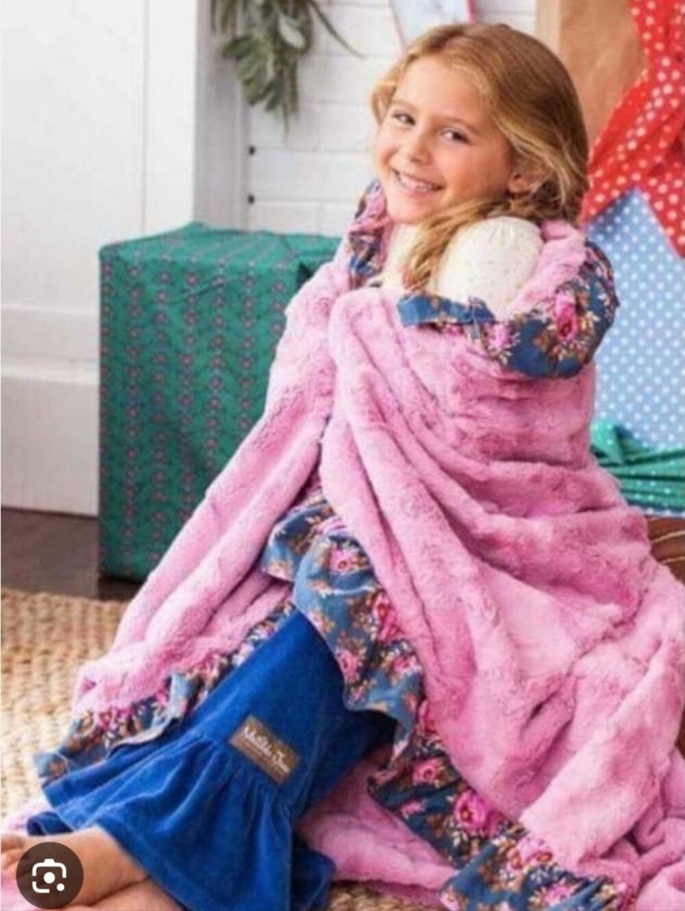 Hard to Find!! New in the bag & NWT Matilda Jane Wrap Me Up soft plush blanket